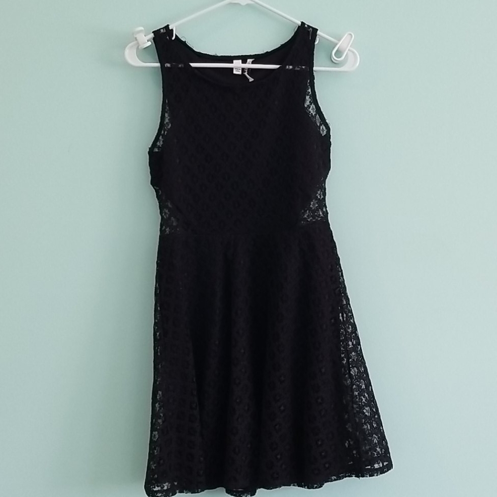 Mini black dress
